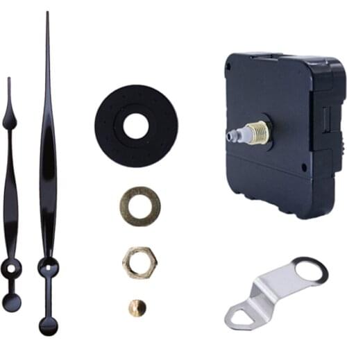 DIY Clock Quartz Movement Mechanism Long Spindle Hand Wall Repair Parts Hook