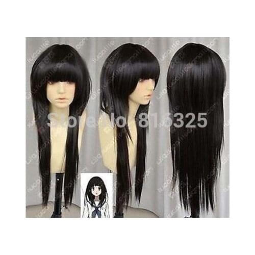 DM690036>>>HHOT!!! Fashion lady black wig fluffy Lovely everyday long straight hair