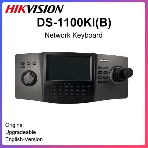 Hikvision DS-1100KI Network Keyboard Control Speed Dome Movement Via Joystick,Single Touchscreen Supports Clipping Capturing