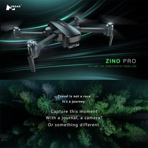 Hubsan Zino Pro GPS Drone with Camera for Adults 4K UHD Drone 5G WiFi 4km FPV Drone 3-Axis Gimbal Brushless RC Quadcopter