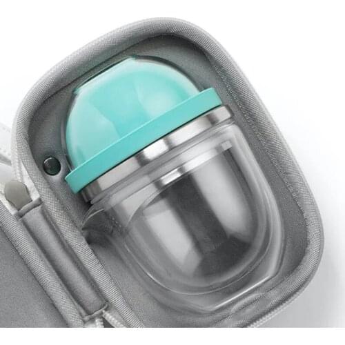 Chinese Gongfu Tea Bottle and Pot Outdoor Vehicle Travel Tea Set Portable Borosilicate Glass Teapot with Gift Case