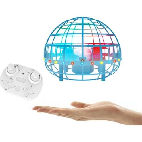 Roclub Flyorb Flying Spinner Ball Toys Remote Control RC Helicopter Plane Toy Mini Drone UFO Gift For Adult Children Birthday