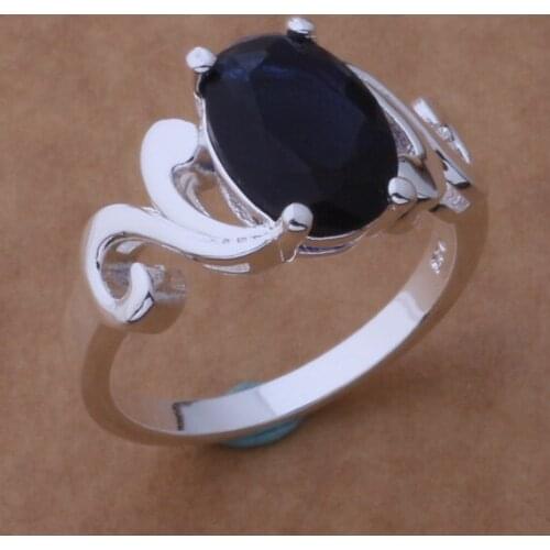 AR351 Hot sterling ring, fashion jewelry, rare/dark purple stone /aqmajhta argajina silver color