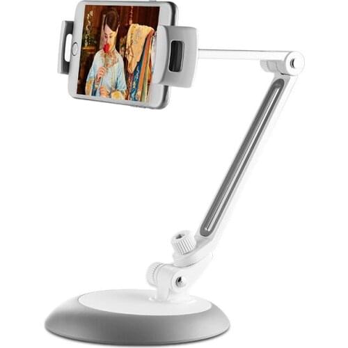 Multifunction 360 Degree Sucker PC Stand Tablet/Phone Universal Bracket for Iphone Ipad Lounger Bed Desktop Metal Tablet Stands