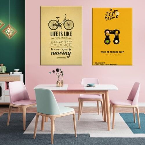 Print Canvas Wall Art Modular Nordic Poster Sports Cycling Competition Bike HD Modern Picture Home Decor Living Room Painting