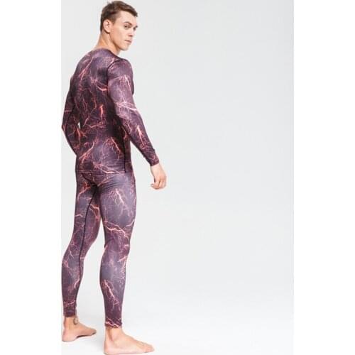 Men Compression sportswear Run Suits Clothes Sports Set Long t shirt And leggings Gym Fitness workout Tights clothing base layer