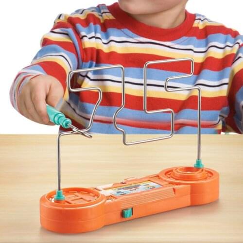Kids Education Collision Electric Shock Toy Physical Scientific Experiment Electric Touch Maze Game Educational Manual Toy jogos