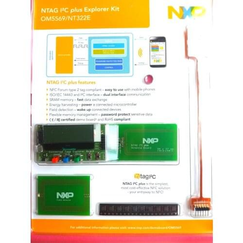 OM5569/NT322E, 699 NTAG I2C Plus Explorer KIT RFID