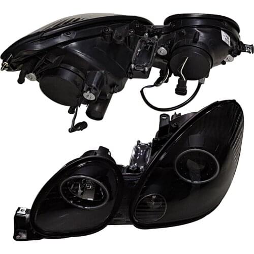 A Pair Car Headlamp For Lexus Rx300 Arista Led Headlight with Lens 1998 Black