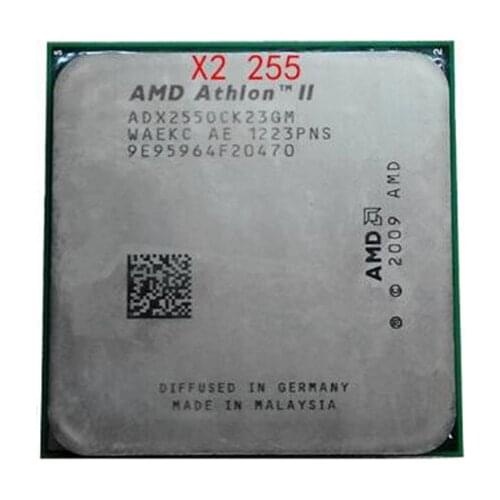 Free shipping AMD Athlon II X2 255 CPU Processor (3.1Ghz/ 2M /2000GHz) Socket am3