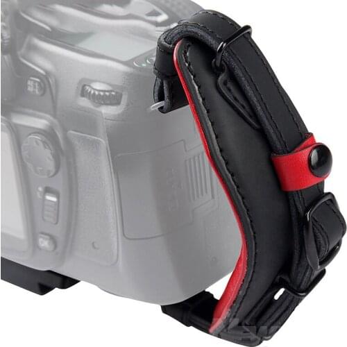 Camera Hand Wrist Strap Belt with Metal Quick Release Plate for Canon Nikon Pentax SLR DSLR Black Wrist band