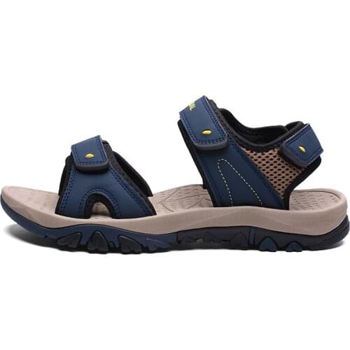Sock sandals de shoe couro flat breathable man male summer piel gladiator outdoor luxury playa mens walking s roman sandales em