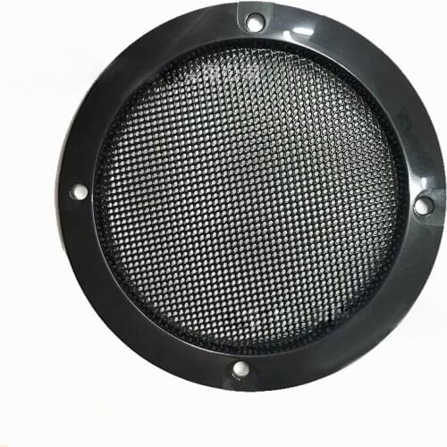 2Pcs Speaker Net Cover High-grade Car home mesh enclosure speakers Plastic Frame Metal iron wire Grilles Speaker Accessories