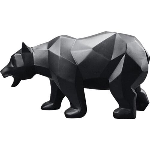 Sculpture Bear Statue Resin Home Decor Bears Statues Animal Nordic Figurine Decoration Home Decoration Accessories Modern