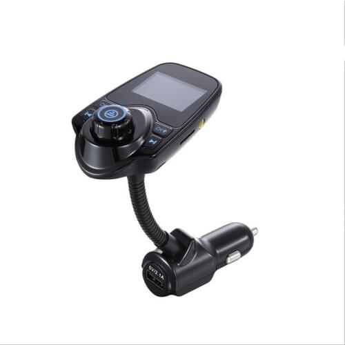 T10 Car Cigarette Bluetooth Mp3 Player FM Transmitter Radio Adapter Kit With 5V 2.1A USB Charger