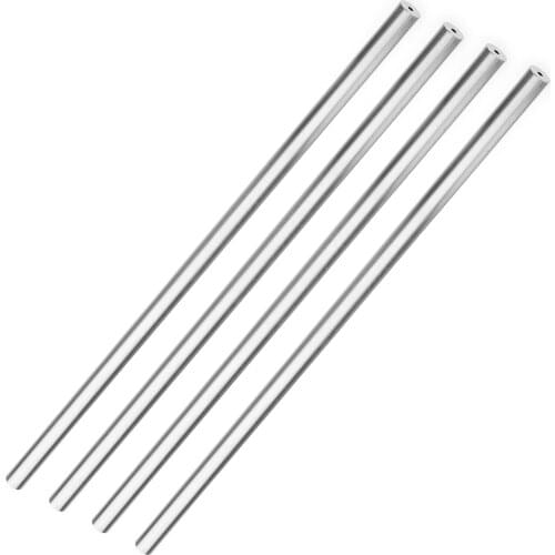 MroMax Aluminum Tube Straight Joint Fitting 10*2.5/10*3/10*4/10*5/10*6/10*7/10*8mm Length 300mm 1/2/4pcs Pipe Fitting Facilities