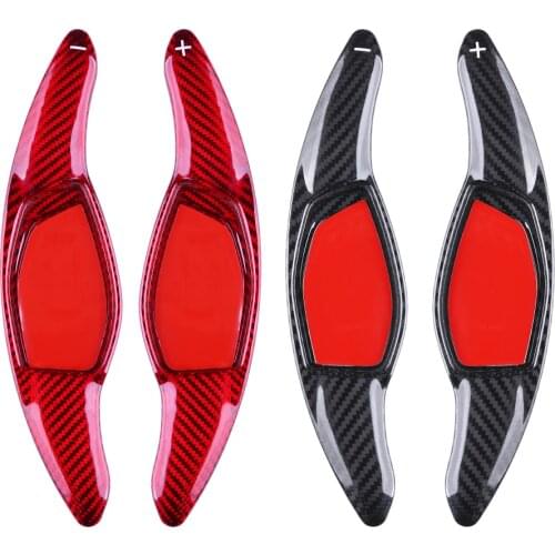 Carbon Fiber Steering Wheel Paddle Shift Extension For Audi RS3 RS4 RS5 2017 2018 2019/ R8 TT RS 2016-2019