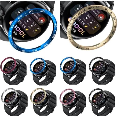 Bezel Ring Styling Frame For Huawei Watch 3 Stainless Steel Protector Ring Case Cover