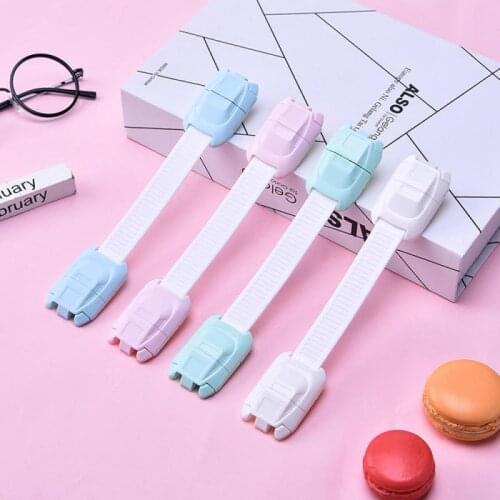 1 Pcs Child Safety Lock Multi-Function Baby Anti-Pinch Security Lock Cabinet Door Refrigerator Lock Afety Cabinet Latch Inv