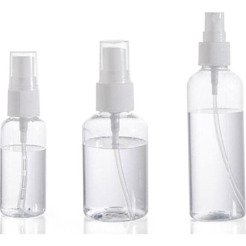 1Pcs Transparent Empty Spray Bottles 30ml/50ml/100ml Plastic Mini Refillable Container Empty Cosmetic Containers