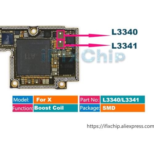 2pcs-50pcs/lot Compatible L3340 L3341 for iphone X 8x Charging boost Coil