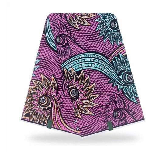 African Style Ankara Wax Dye For Fabric 100%Cotton Soft Best Quality Nigerian Prints For Fabrics For Sewing 6 Yards S-P 6-33