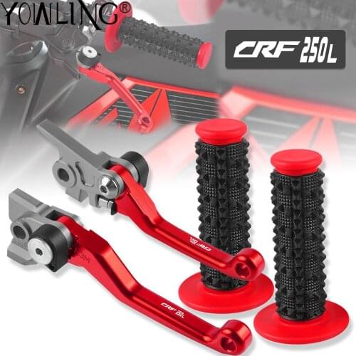 Motorcycle Aluminum Dirt Bike Brake Clutch Levers 7/8'' Rubber Handle Bar For Honda CRF250L CRF 250L 2012-2017 2018 Accessories
