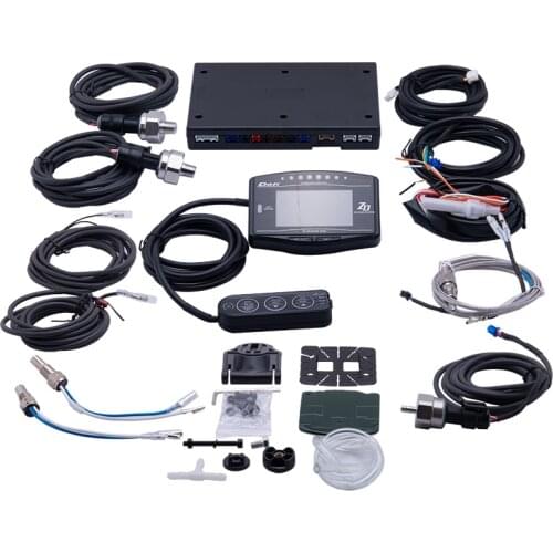 DF ZD Auto-Gauge meter advance gauge Display Digital water oil temperature gauge oil press gauges rpm gauges speed 10 in 1