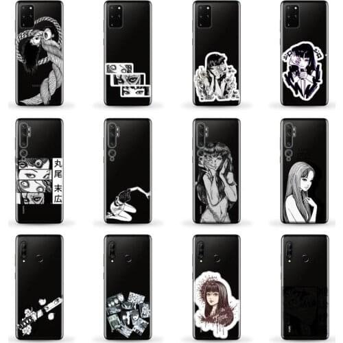 Junji Ito Terror Phone Case for SAMSUNG A51 52 50 71 31 21 S 21 ultra 20 fe plus XIAOMI redmi note 10 8 9 pro HUAWEI P30 40 lite