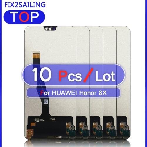 10pcs 6.5'' New High Quality Display For Huawei Honor 8X LCD Touch Screen Sensor Panel Replacement For Huawei Honor 8X Assembly