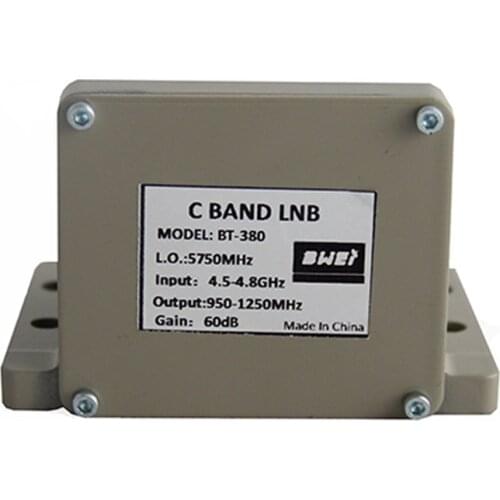 4.5 to 4.8Ghz 5750Mhz C band LNB with 17 degree single Polarity High quality and Low price Project from Gold Supplier Loww