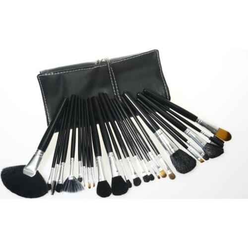 Professional 24 Pcs Makeup Brush Set Tools Make-up Toiletry Kit Wool Brand Make Up Brush Set Case
