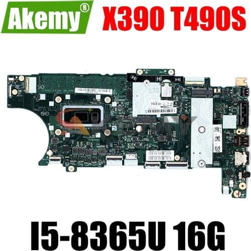 NM-B891 MainBoard For Lenovo X390 T490S laptop motherboard 100% test work with i5-8365U CPU 16G RAM