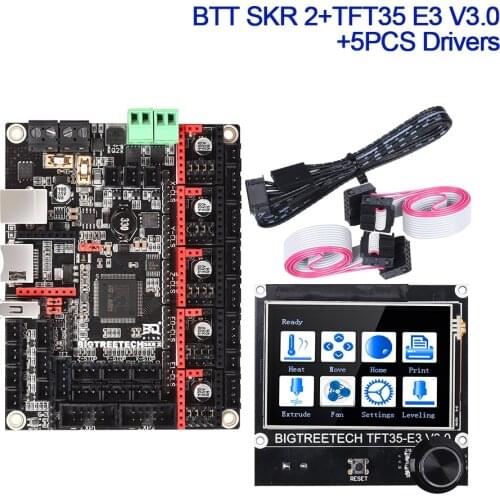 BIGTREETECH BTT SKR 2 Control Board TFT35 E3 V3.0 Touch Screen TMC2209 TMC2208 UART 3D Printer Parts SKR V1.4 CR10 Ender3 Upgrad