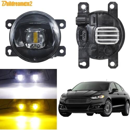 Fog Light Assembly 30W 8000LM Car Front Bumper LED Lens Fog Lamp 12V For Ford Mondeo Fusion 2013 2014 2015 2016