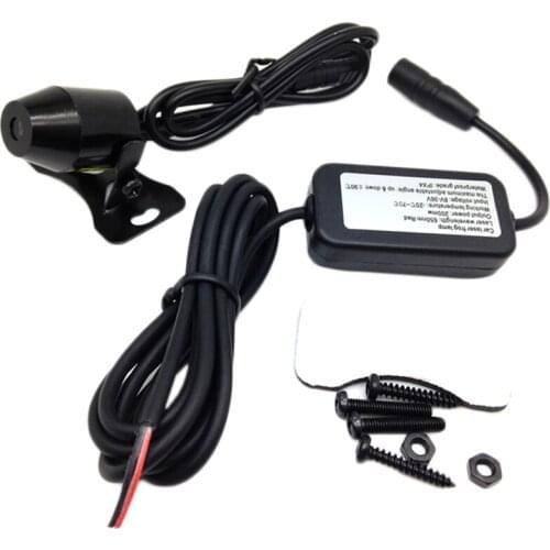 Anti-collision Laser Fog Light Auto Anti-fog Parking Stop Braking Signal Indicators Motorcycle LED Warning Light Car-Styling