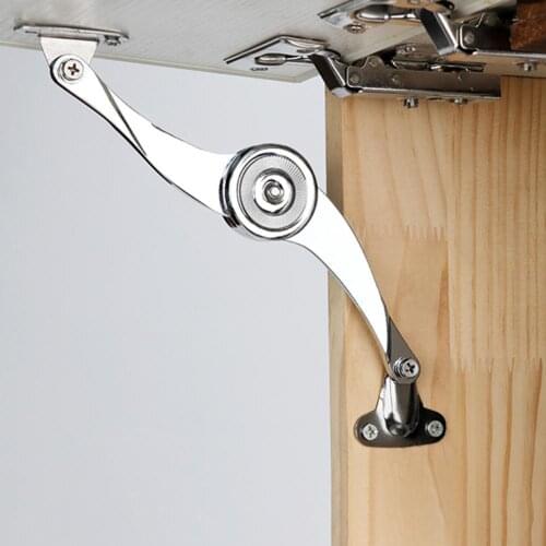 14Pcs/Set Adjustable Folding Hinge 0 Degree - 110 Degree Randomly Stop Home Hardware Cabinet Stay Support Hinge for Cabinet