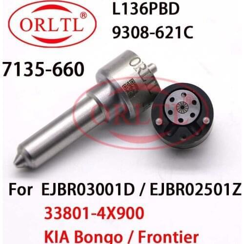 Repair Kits 7135-660 Including Nozzle L136PBD Control Valve 9308-621C for KIA Frontier EJBR03001D EJBR02501Z 33801-4X900