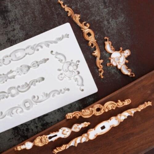 Pattern Silicone Mold Fondant Mould Cake Decorating Tools Chocolate Gumpaste Molds, Sugarcraft, Kitchen Gadgets