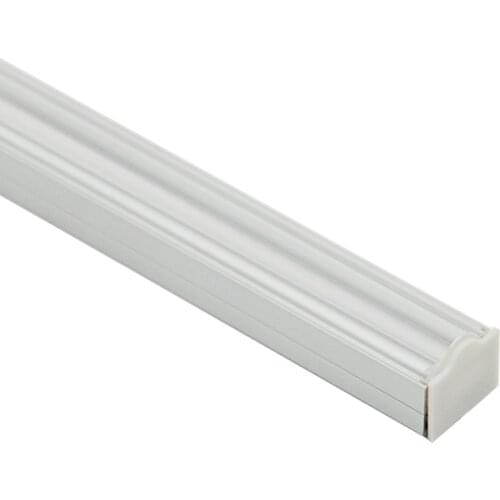 120 degree Led Tape Light Channel Aluminium Profile Gypsum Wall decoration with OVAL diffuser for Led Strip for kitchen cabinet