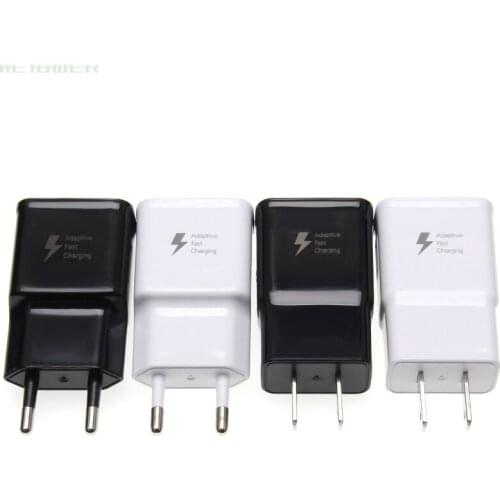 50pcs/lot Quick Charger EU US Plug USB Charger Adapter Fast Mobile Phone Charger Compatible Wall Charger for Samsung Galaxy S6