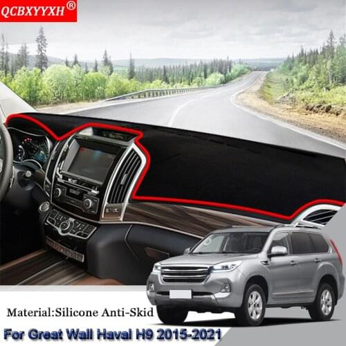 Car Styling For Great Wall Haval H9 2015-2021 Auto Dashboard Protective Mat Shade Cushion Pad Rose Carpet Mat Cover Accessories