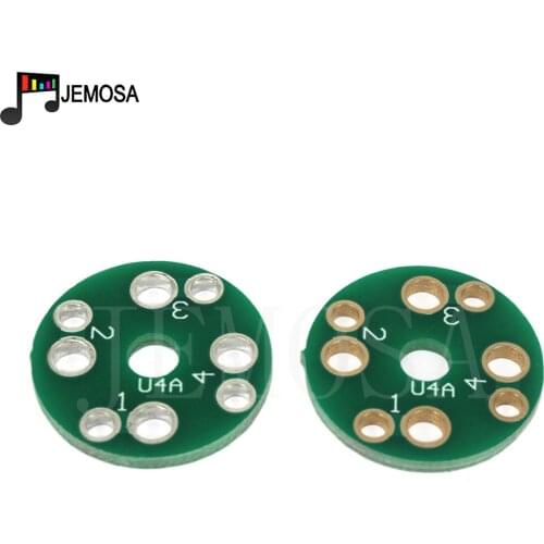 10PCS Converted Board PCB Board Adapter Circuit Board For CMC EIZZ 4 Pins Tube Socket Amplifier DIY HIFI Audio Vintage Tube