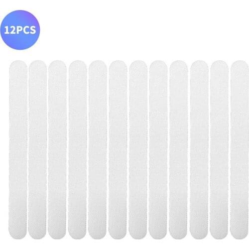 12/24Pcs Anti Slip Bathroom Sticker Bathtub Sticker Bath Floor Strips Bathroom Tape Decals Non Slip Wall Sticker For Surfaces