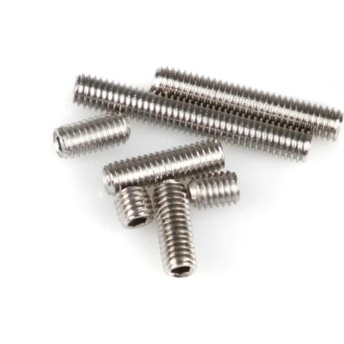 304 Socket Set Screws Allen Hex Drive Cup Point Stainless Steel M3 Tightening Screws/ Headless Screws/Top Wire / Set Screws