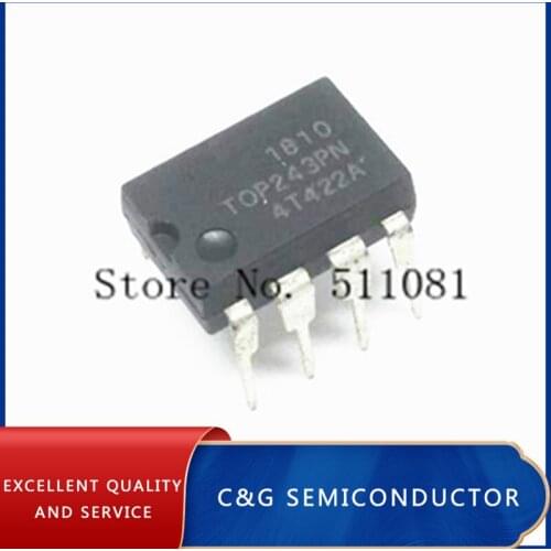 5PCS TOP243PN DIP-7 TOP243 DIP 243PN TOP243P DIP7