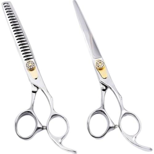 7 Inch Japanese Stainless Steel 9CR Thinner Shears Barber Hair Scissor For Pet Grooming