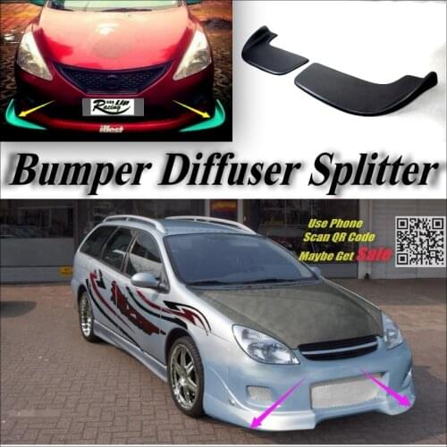 Car Splitter Diffuser Bumper Canard Lip For Citroen C5 DC DE RD TD Tuning Body Kit / Deflector Car Flap Chin Reduce Body Change