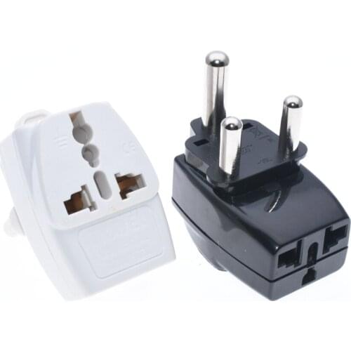 Large South Africa 3Pin Universal Travel adapter,SANS164-1 Plug to Worldwide Outlet Socket,IEC Type M Travel Adapter 1to3 port