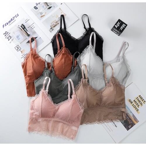 Fitness Bra Lace Underwear Women Sport Bra Yoga Sportswear Running High Elastic Solid Sports Tops Female Gym Sexy Crop Top